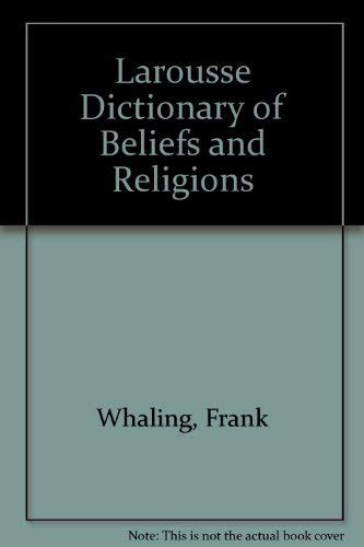 Buy Larousse Dictionary of Beliefs and Religions Book Online at Low ...