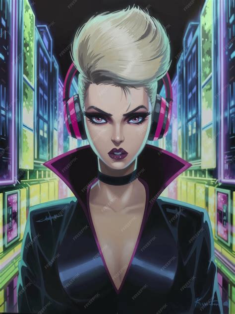 Dark fantasy painting a rebellious and stylish animestyle Japanese ...