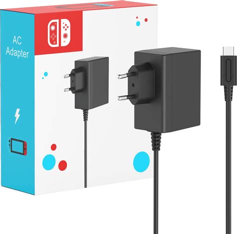 Chargeur pour Nintendo Switch, Switch OLED et Switch Lite, Prise en ...