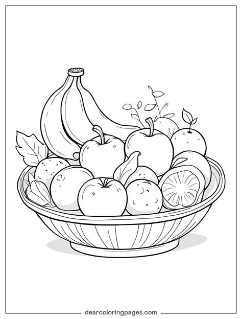 Fruits Coloring Pages - 18 Free Printable Coloring Pages