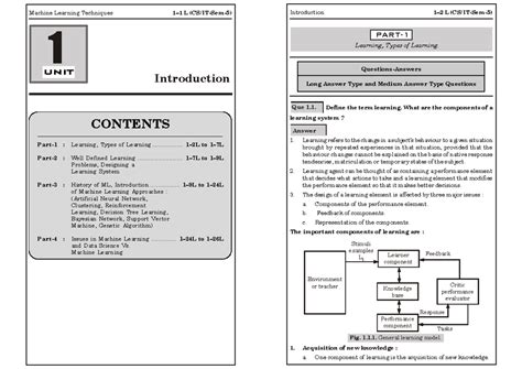 ML1 - Machine Learning Techniques 1–1 L (CS/IT-Sem-5) CONTENTS Part-1 ...
