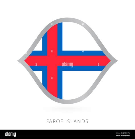 Faroe Islands national team flag in style for international basketball ...