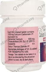 Vcal 500mg Bottle Of 30 Tablets: Uses, Side Effects, Price & Dosage ...