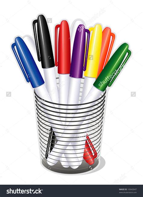 Markers Clipart | Free download on ClipArtMag