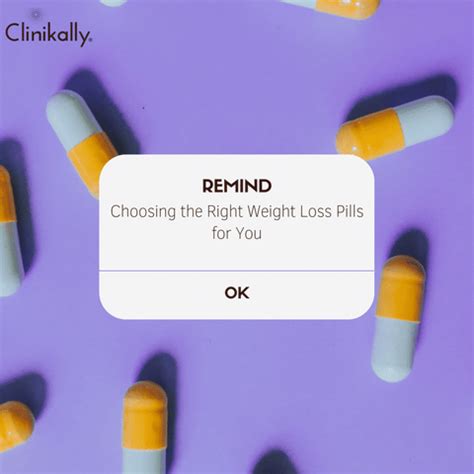 Finding the Perfect Weight Loss Pills for Your Goals | Clinikally