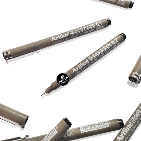 Jual ARTLINE Drawing System / Pulpen Gambar / Drawing Pen - 0.2 - Kota ...