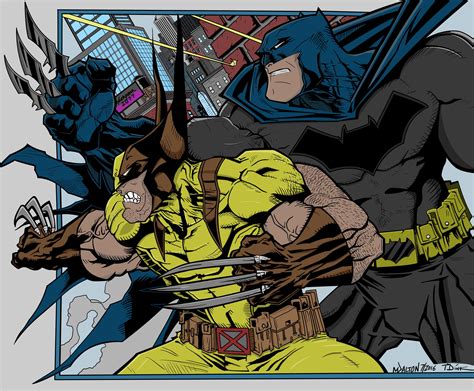 Batman Vs Wolverine Comic