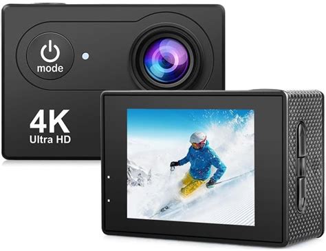 V88R UltraHD 4K Action Camera | Waterproof, WiFi, EIS | 170° Wide-Angle ...