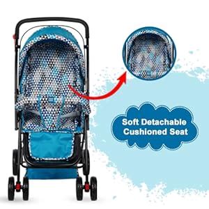 Buy Mee Mee Baby Stroller Pram 3 Position Seating Reversible Handle ...