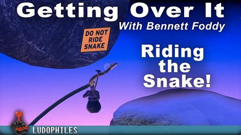 Image result for Getting Over It Do Not Ride Snake