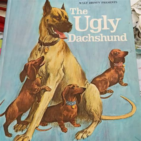 Walt Disney Presents: The Ugly Dachshund A Big golden Book 1965 ...