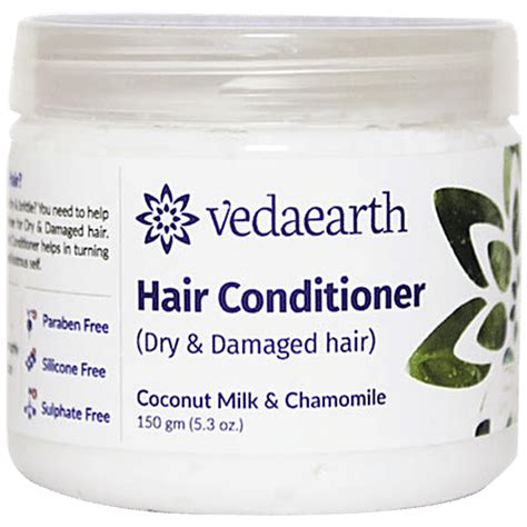 Buy Vedaearth Hair Conditioner - Coconut Milk & Chamomile, For Dry ...