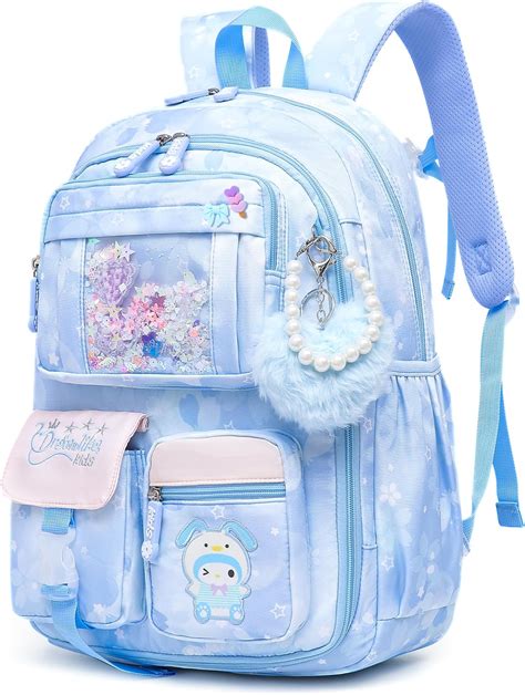 Amazon.com | Alrisg Lovely Girls Backpack School Bag for Students Kids ...