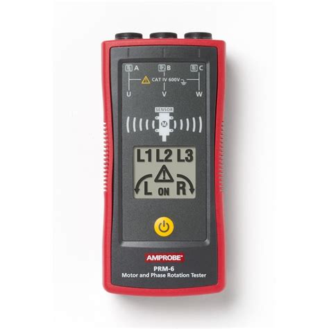 Amprobe PRM-6 Phase Sequence and Motor Rotation Tester Digital Display ...