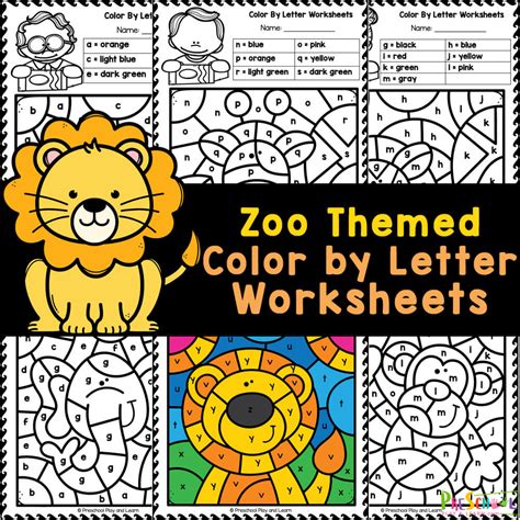 Color Zoo Worksheet 的图像结果