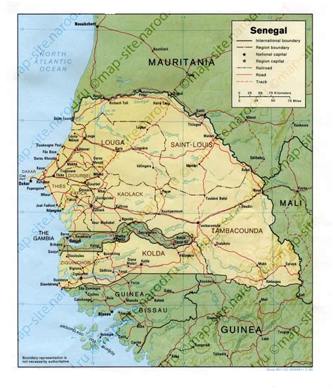 Maps of Senegal