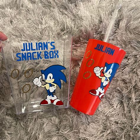 Sonic Popcorn Bucket , Kids Snack Tub, Cute Popcorn Bucket ...