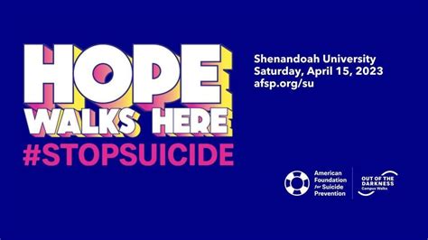 Shenandoah University Out of the Darkness Campus Walk, Shenandoah ...