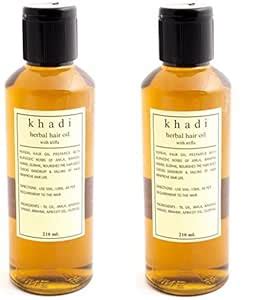 Buy KHADI NATURAL Triphala Herbal Hair Oil, 210ml (Pack of 2) Online at ...