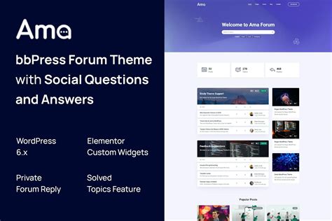 AMA - bbPress Forum WordPress Theme Social Questions and Answers ...