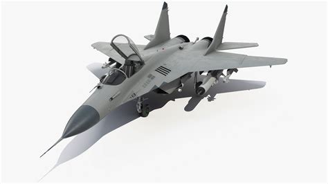 MiG 29 Fighter Aircraft with Armament Rigged 3D Model $199 - .max - Free3D