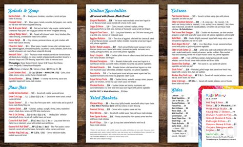 Eddie's on Lake Norman menu in Mooresville, North Carolina, USA