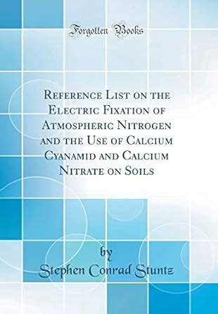 Buy Reference List on the Electric Fixation of Atmospheric Nitrogen and ...