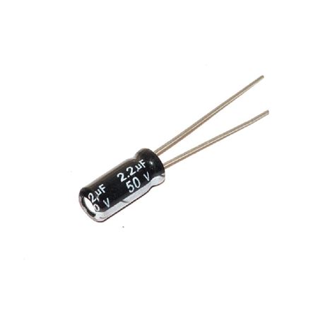 2.2uF 50V Electrolytic Capacitor