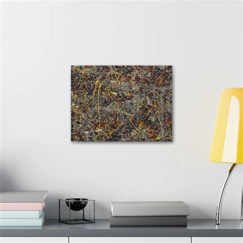 No 5 1948 by Jackson Pollock Art Canvas Gallery Wraps
