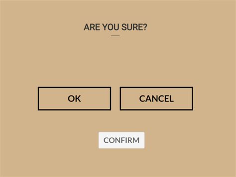 Basic Browser Confirm Dialog JavaScript 的图像结果