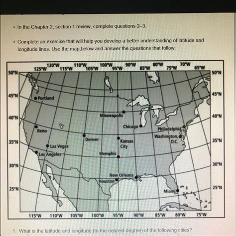 How many degrees of longitude separate Las Vegas from the international date line, which is at ...