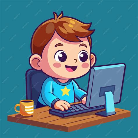 Play Computer Cartoon 的图像结果