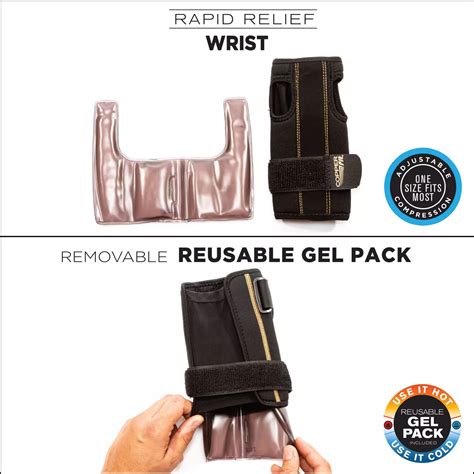 Copper Fit Rapid Relief + Adjustable Wrist Brace - Shop Sleeves ...