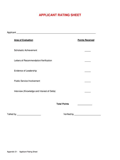 Delta Sigma formta Sorority Applicant Rating - Fill Online, Printable ...