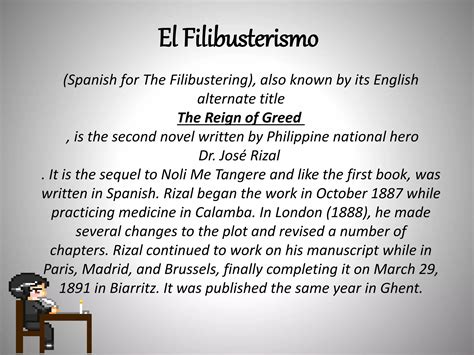 El filibusterismo (BUOD) by Rhean Cabaña | PPTX