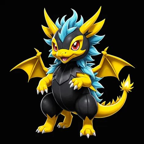 An Dragon Electric Type Image - Free AI Pokemon Generator | Makepix