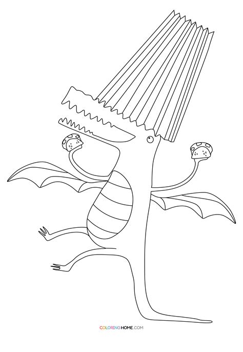Dragon Loves Tacos Coloring Pages