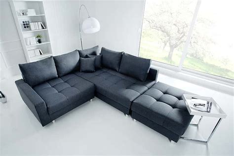 Ecksofa inkl. Hocker und Kissen | Riess-Ambiente.de