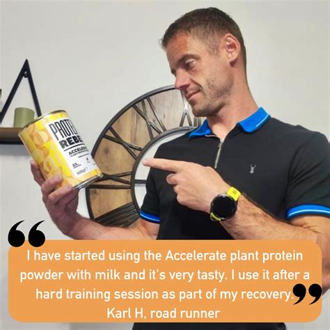 Accelerate - Plant Protein Powder Vanilla Flavoured – Protein Rebel UK