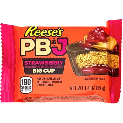 Reese's PB&J Strawberry Big Cup - 1.4oz | Candy Funhouse – Candy ...