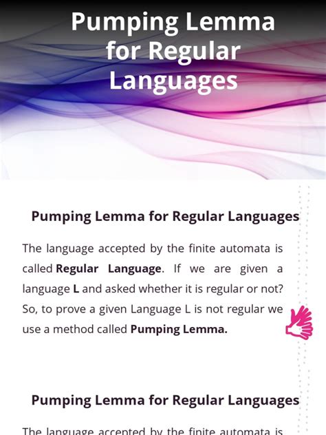 Image result for Pumping Lemma Examples