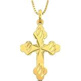 Buy Joyalukkas 22KT Yellow Gold and Ruby Pendant for Girls at Amazon.in