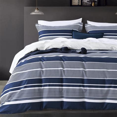 Amazon.com: Bedduvit Navy Duvet Cover King - 100% Cotton Duvet Cover ...