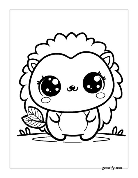 43 Kawaii Cute Coloring Pages - Free PDF Printables