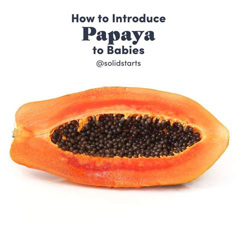 Solid Starts ~ Babyled Weaning’s Instagram post: “I have found that you either LOVE papaya or ...