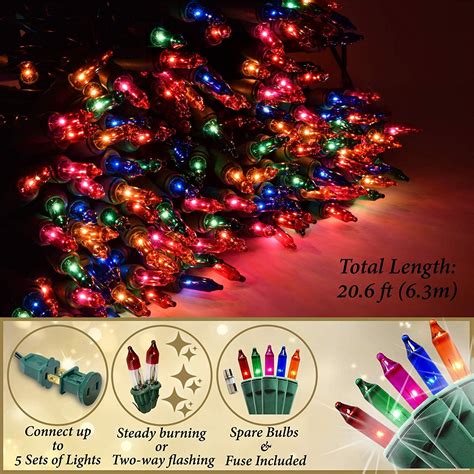 Snapklik.com : Holiday Essence - 200 Multicolor Christmas Lights Set ...