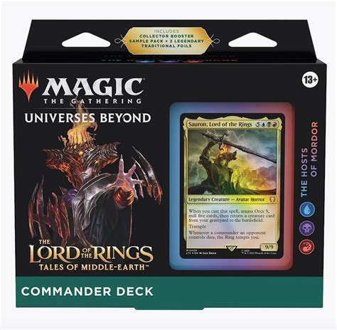 The Lord of the Rings: Tales of Middle-earth Sauron Commander Deck - T ...