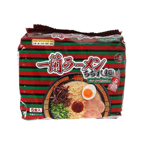 ICHIRAN Instant Ichiran Ramen Curly Noodle with Ichiran's Original Red ...
