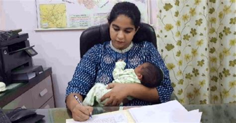 IAS Saumya Pandey Resumes Duty With Her 3-Week-Old Baby