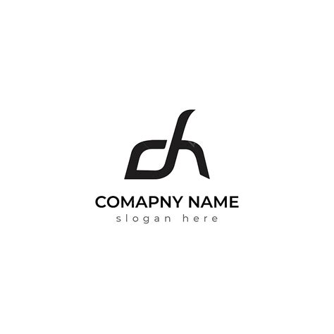 Dh Letter Logo Design, Logo, Business, Abstract PNG and Vector with ...